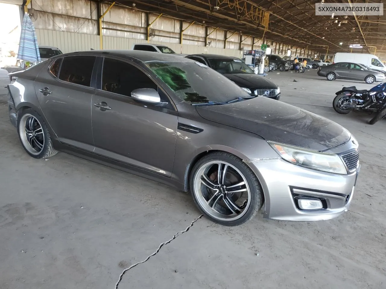 2014 Kia Optima Ex VIN: 5XXGN4A73EG318493 Lot: 70417104