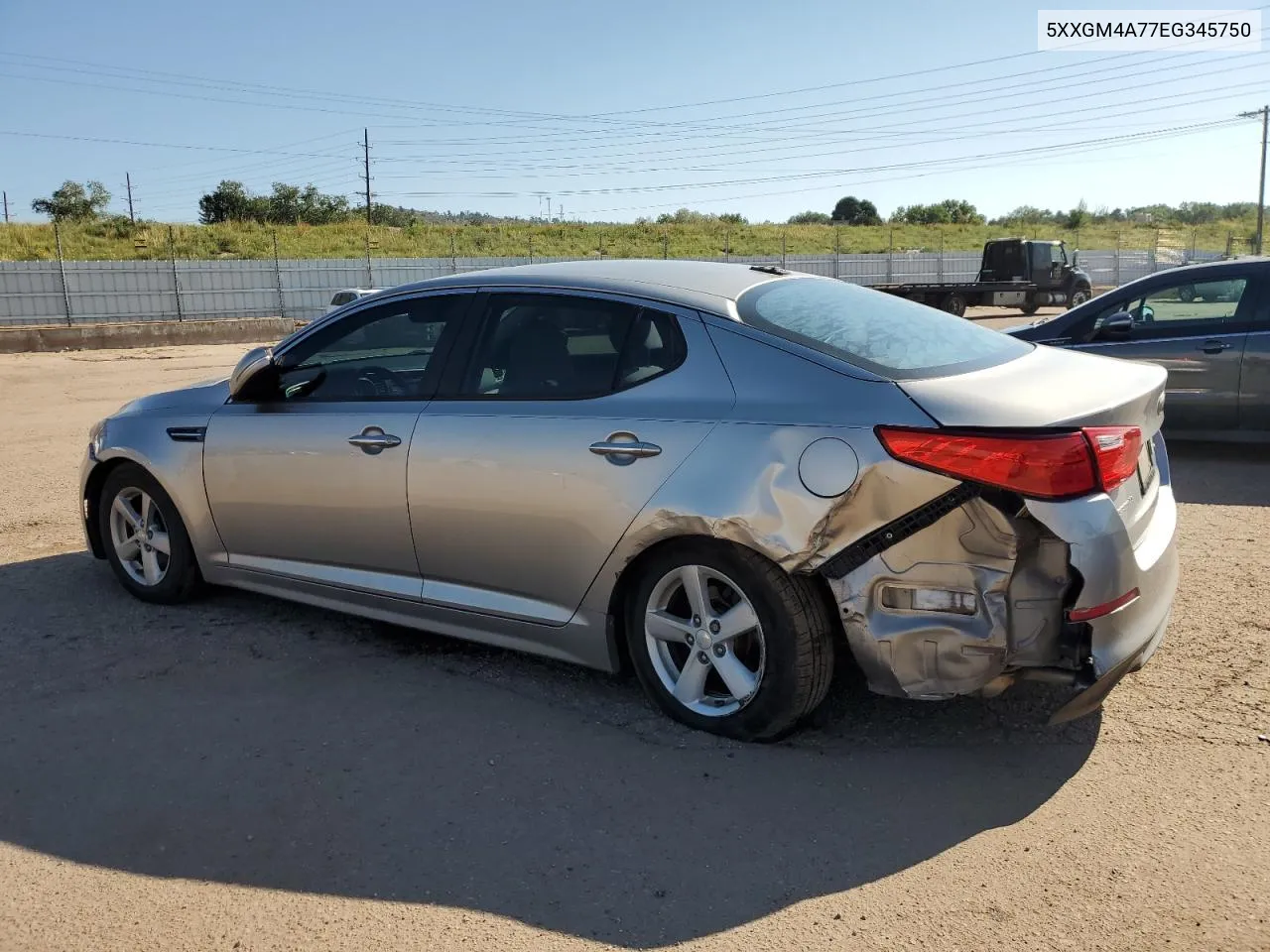 5XXGM4A77EG345750 2014 Kia Optima Lx