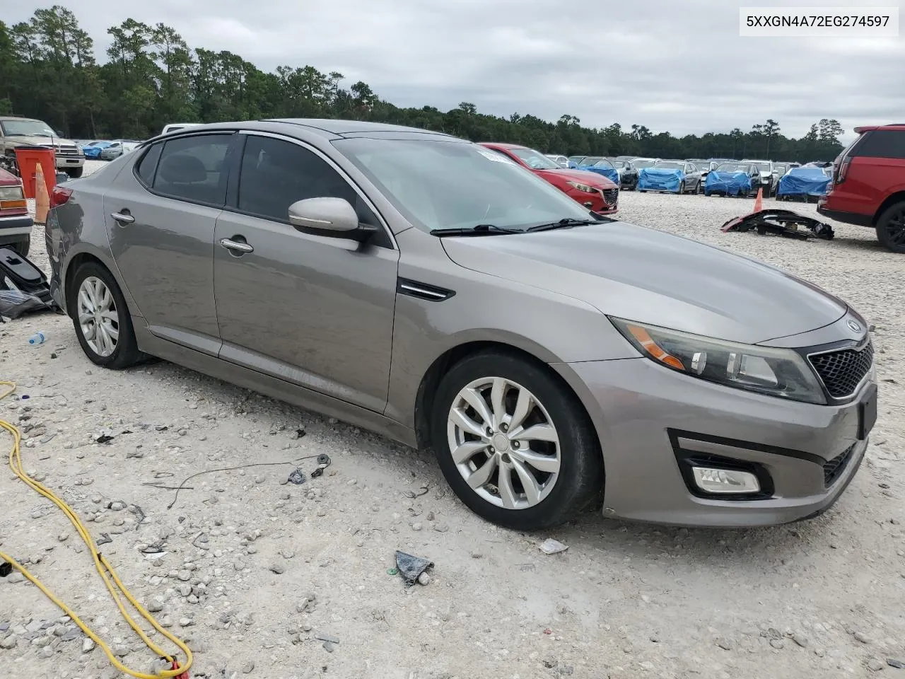 2014 Kia Optima Ex VIN: 5XXGN4A72EG274597 Lot: 70621844