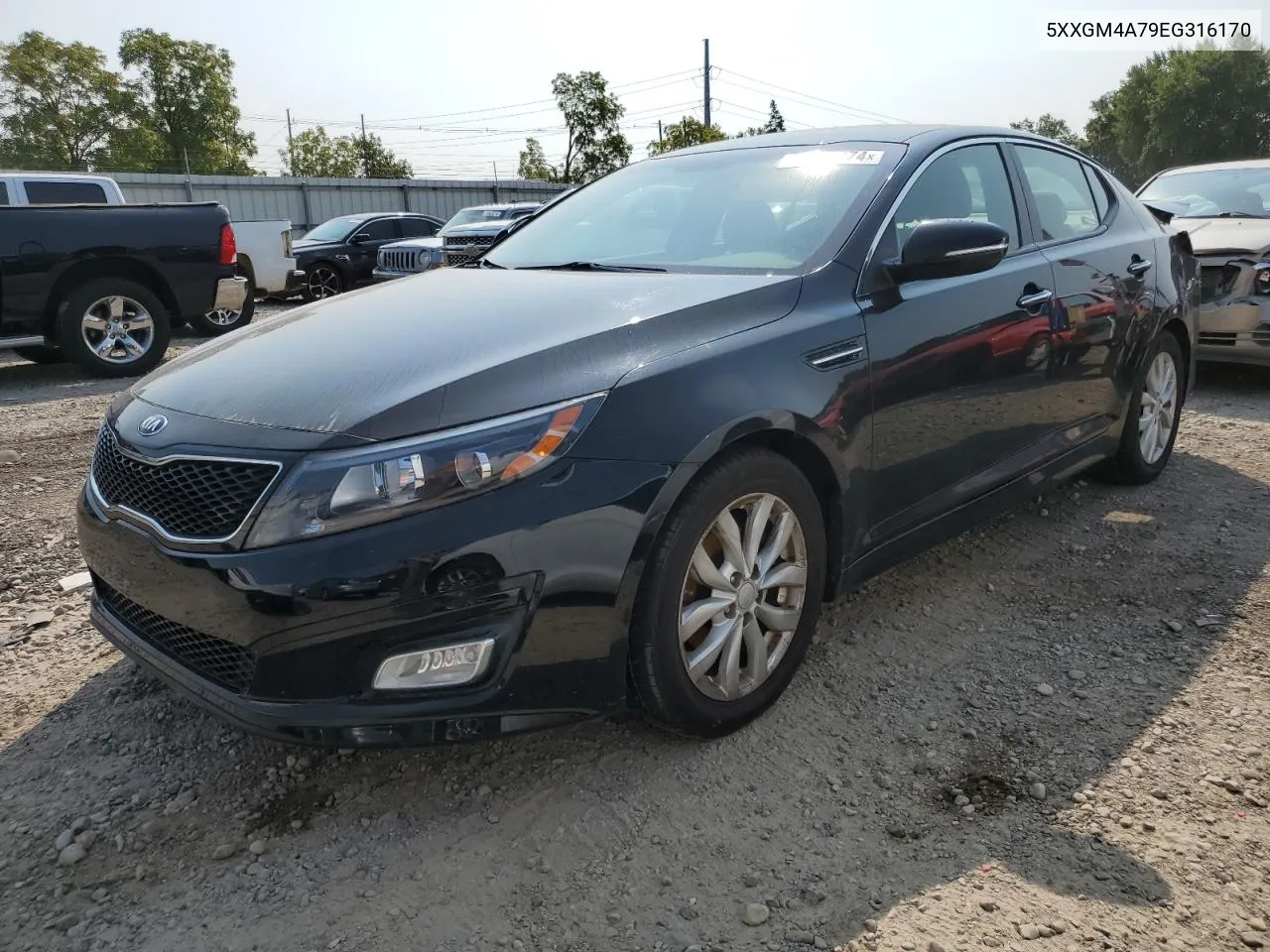 2014 Kia Optima Lx VIN: 5XXGM4A79EG316170 Lot: 70791474