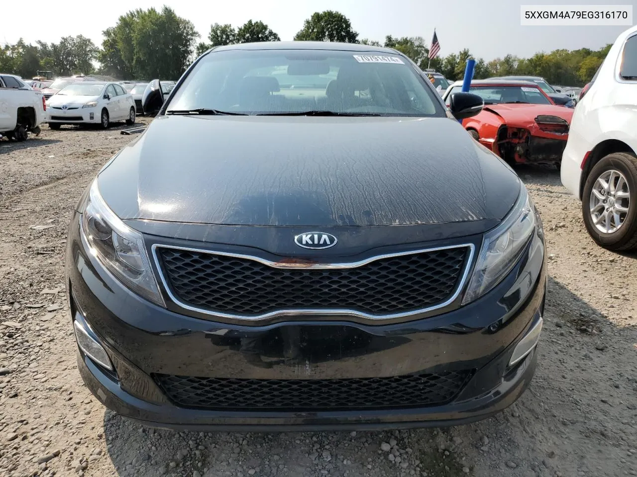 2014 Kia Optima Lx VIN: 5XXGM4A79EG316170 Lot: 70791474