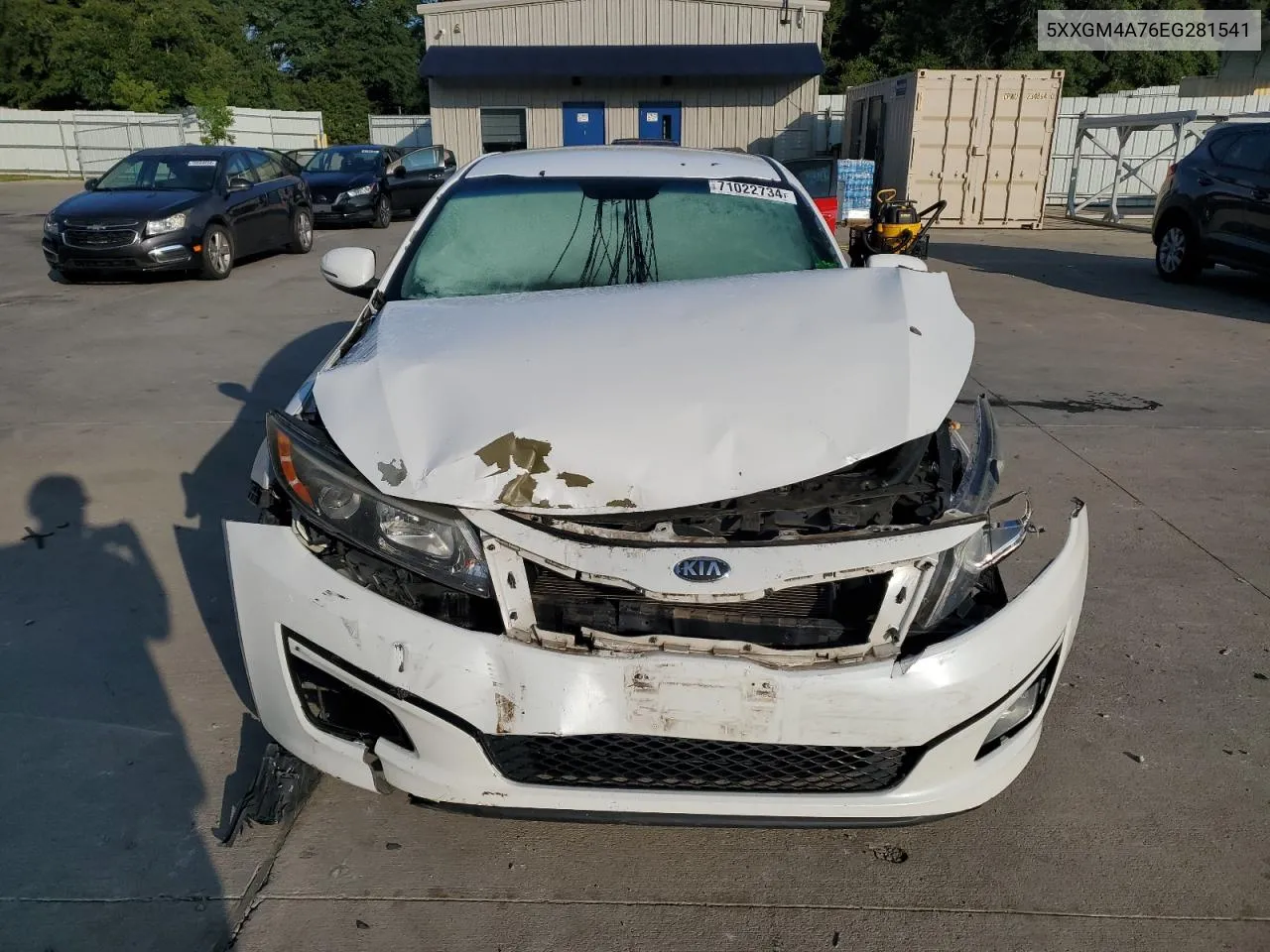 5XXGM4A76EG281541 2014 Kia Optima Lx