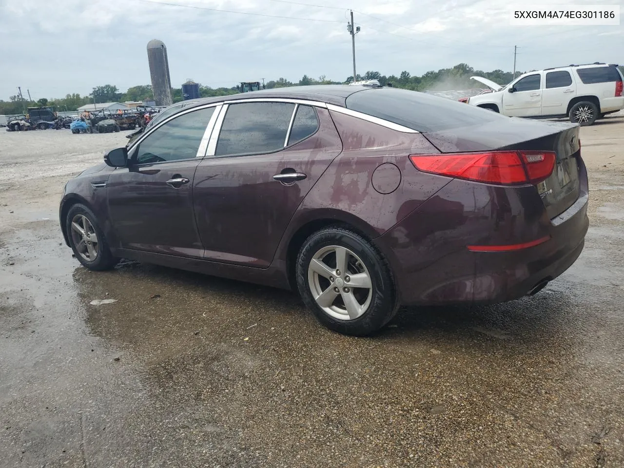 5XXGM4A74EG301186 2014 Kia Optima Lx