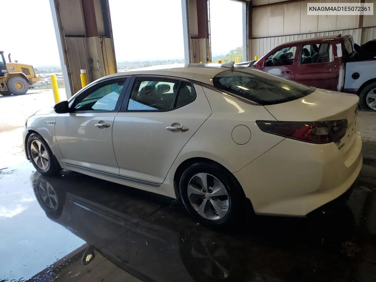 2014 Kia Optima Hybrid VIN: KNAGM4AD1E5072361 Lot: 71265494