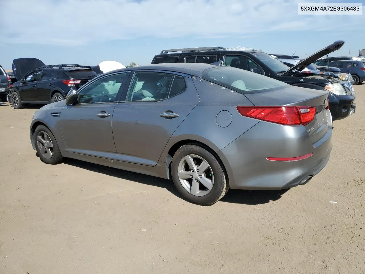 2014 Kia Optima Lx VIN: 5XXGM4A72EG306483 Lot: 71316224