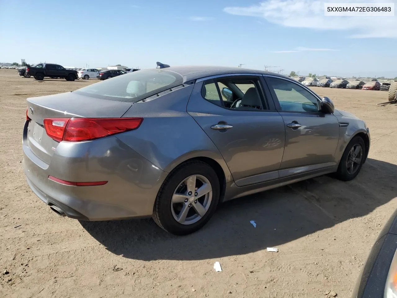 2014 Kia Optima Lx VIN: 5XXGM4A72EG306483 Lot: 71316224