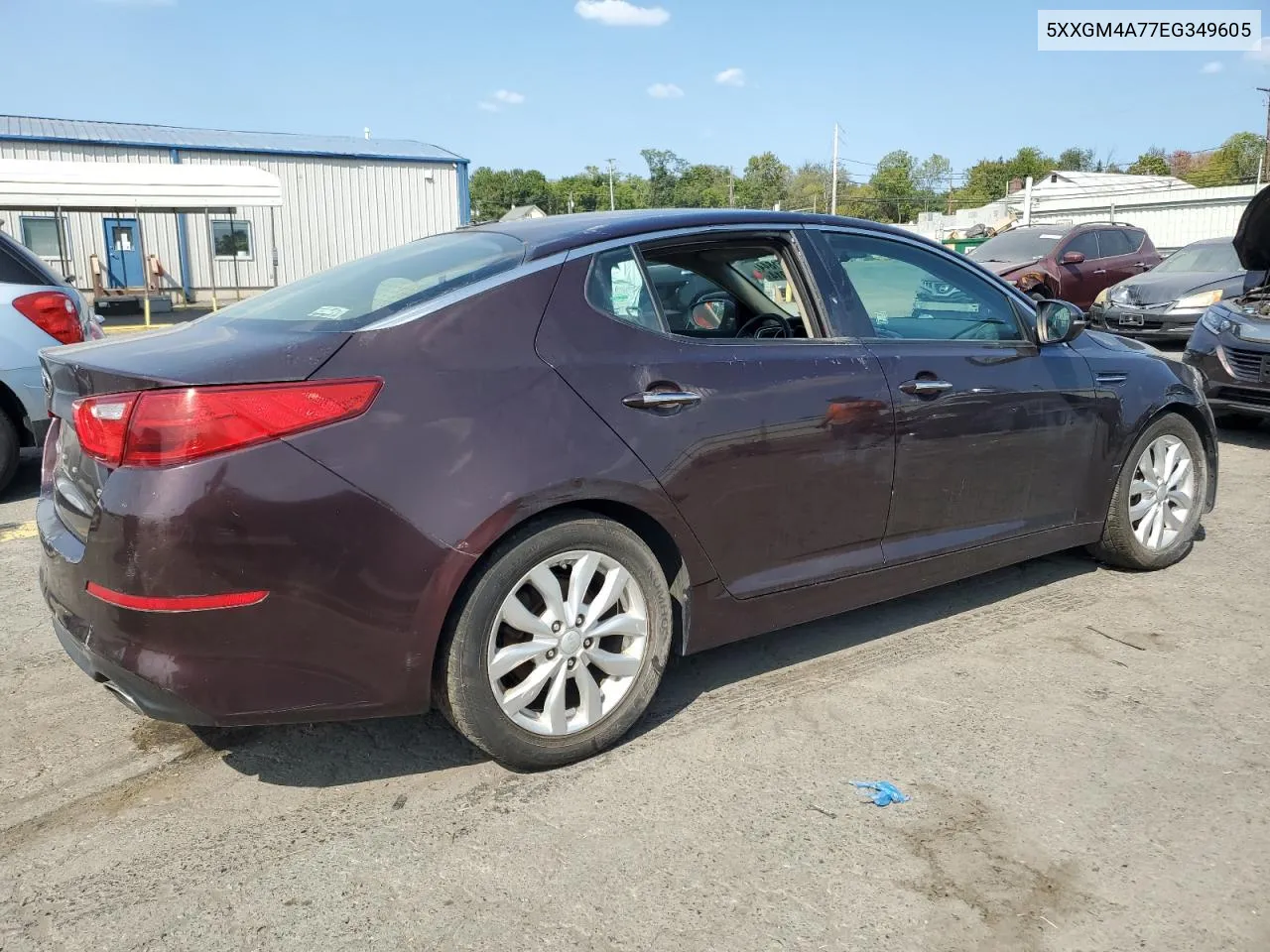 2014 Kia Optima Lx VIN: 5XXGM4A77EG349605 Lot: 71464914