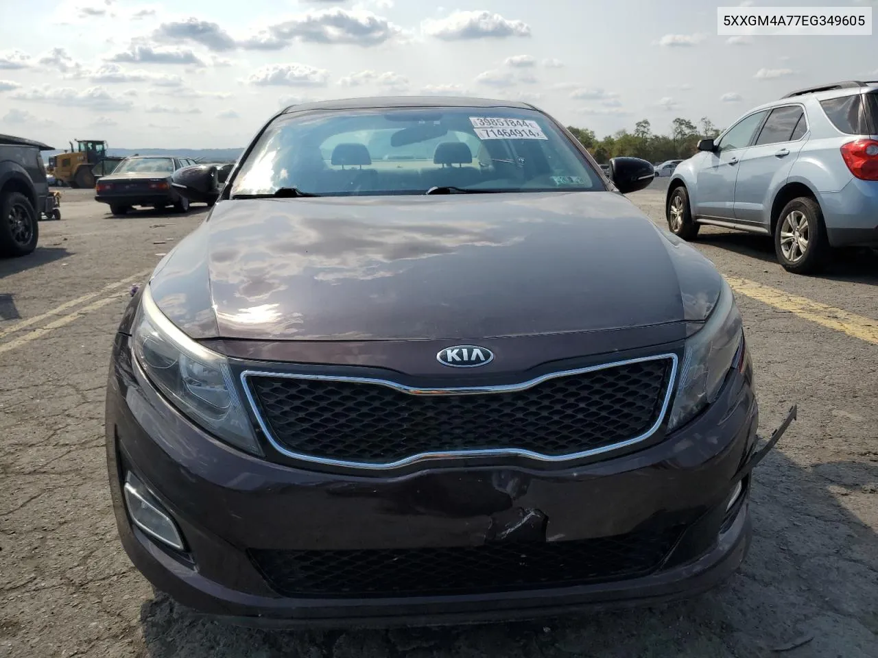 2014 Kia Optima Lx VIN: 5XXGM4A77EG349605 Lot: 71464914