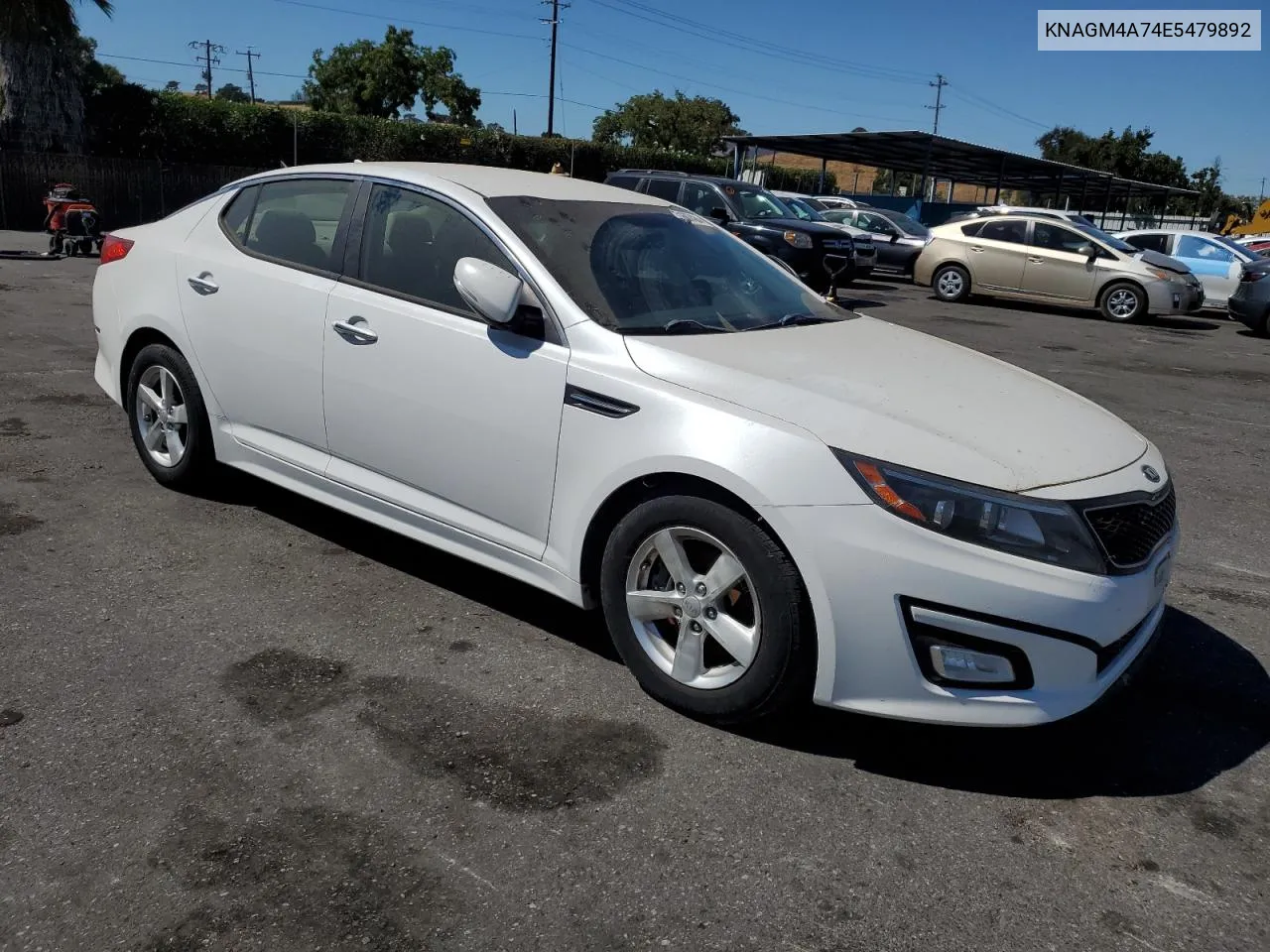 KNAGM4A74E5479892 2014 Kia Optima Lx