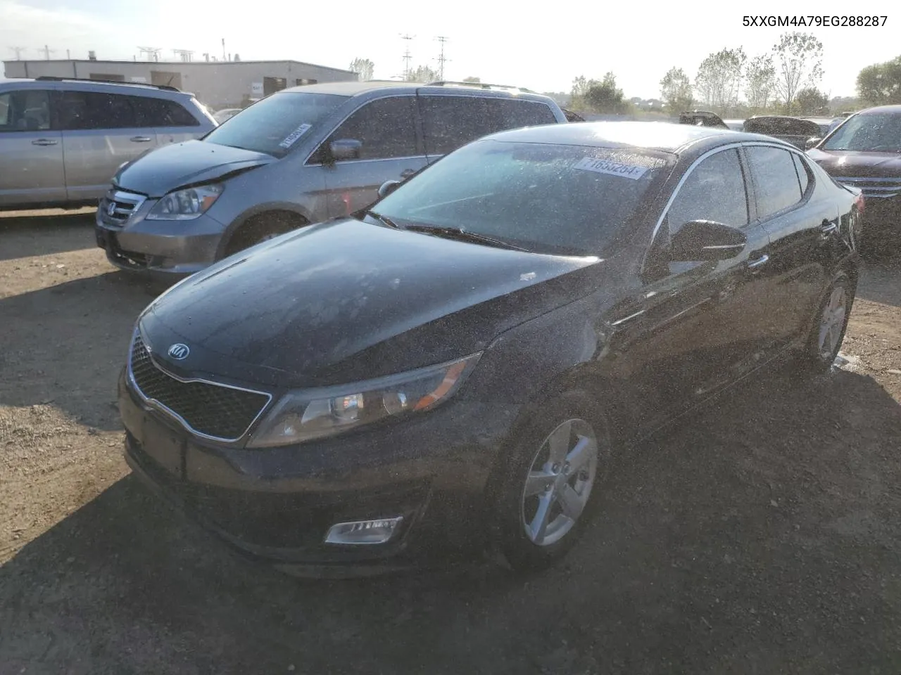 2014 Kia Optima Lx VIN: 5XXGM4A79EG288287 Lot: 71655254