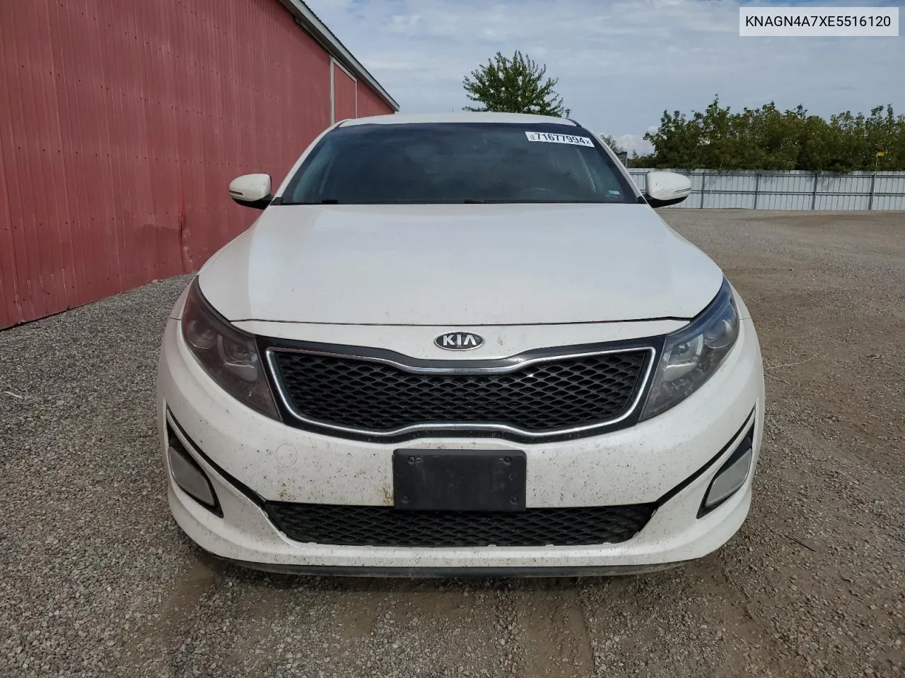 KNAGN4A7XE5516120 2014 Kia Optima Ex