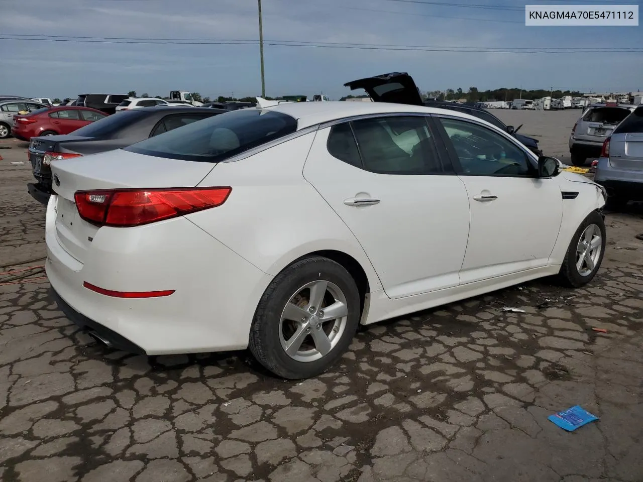 2014 Kia Optima Lx VIN: KNAGM4A70E5471112 Lot: 71790794