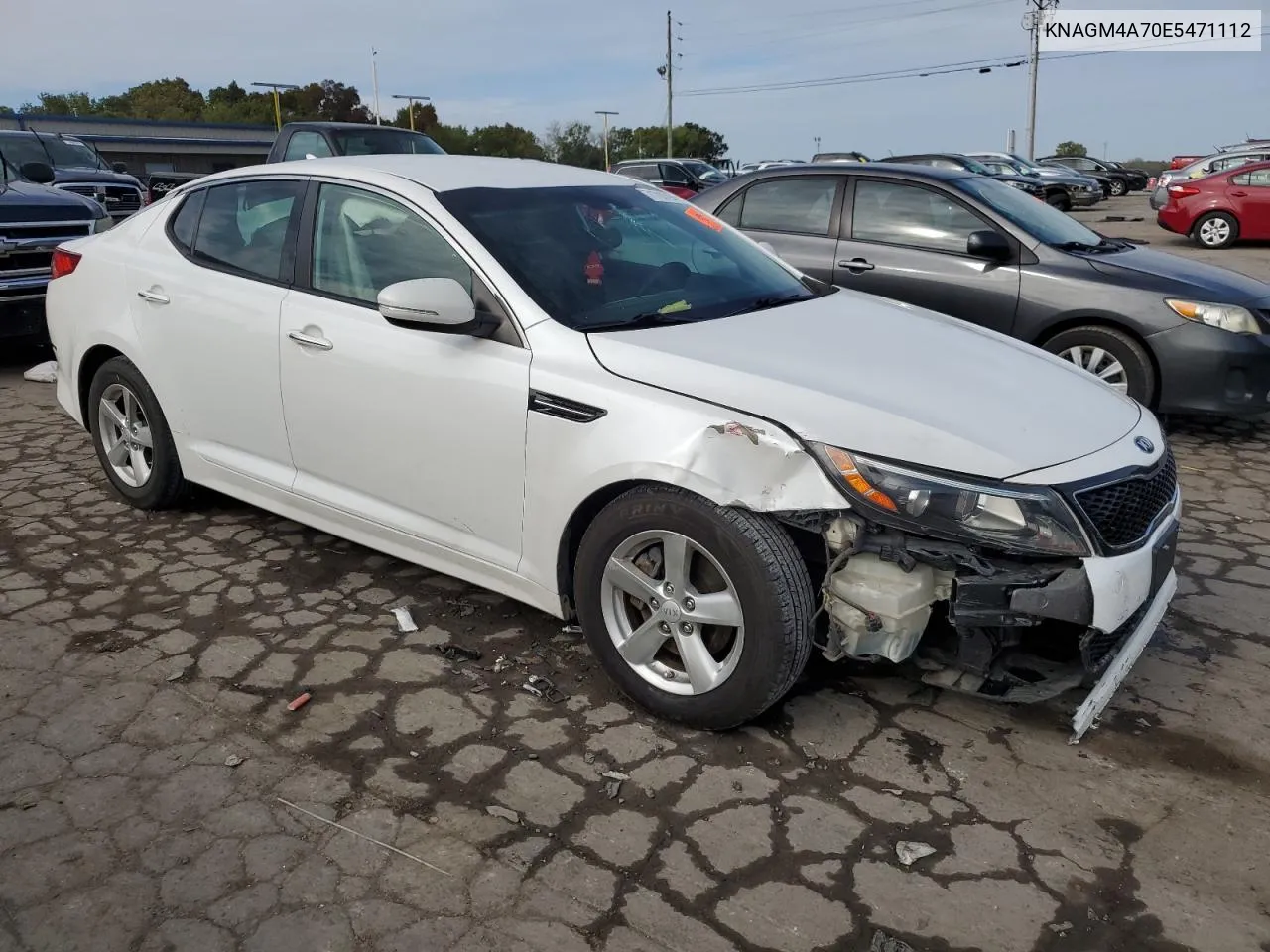 KNAGM4A70E5471112 2014 Kia Optima Lx