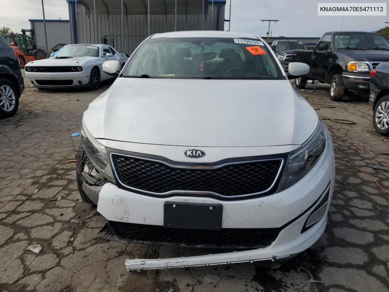 2014 Kia Optima Lx VIN: KNAGM4A70E5471112 Lot: 71790794