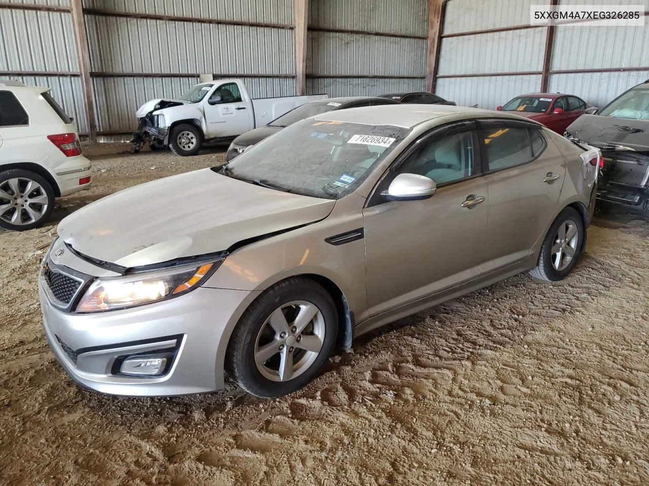 2014 Kia Optima Lx VIN: 5XXGM4A7XEG326285 Lot: 71826934