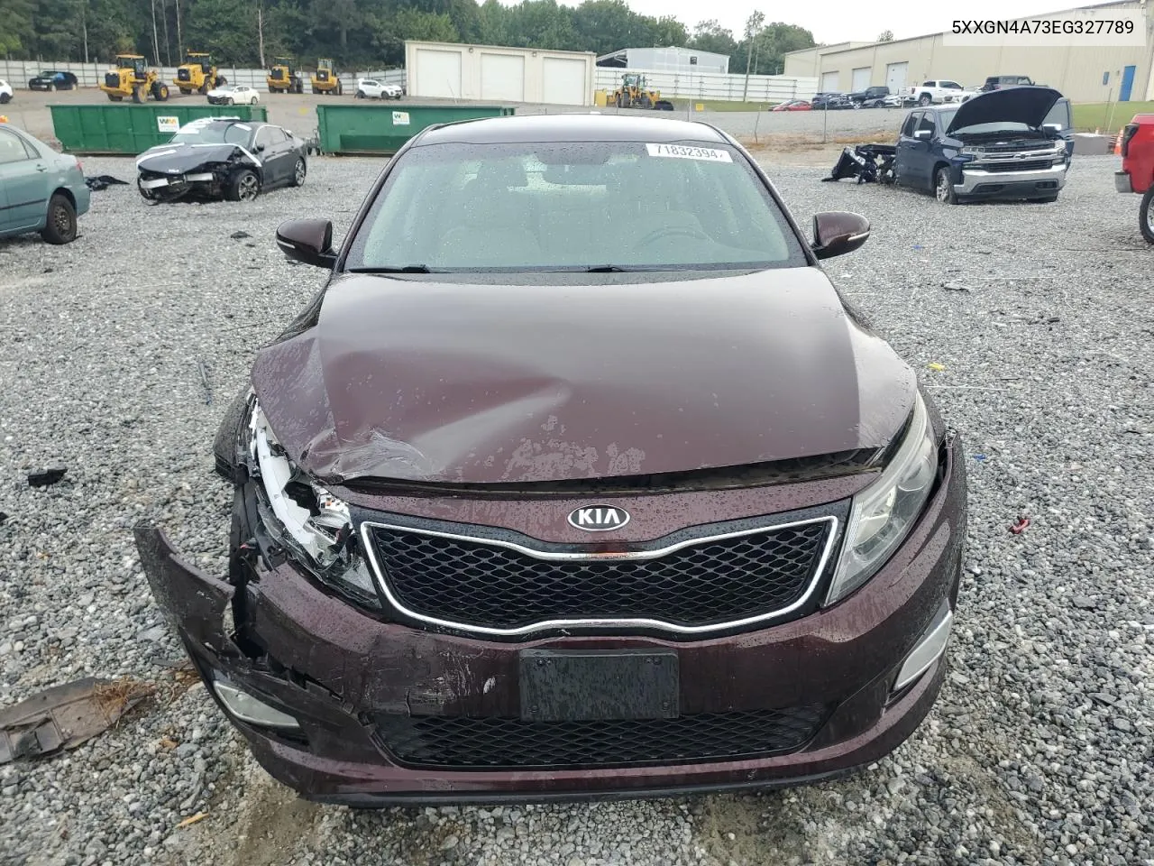 2014 Kia Optima Ex VIN: 5XXGN4A73EG327789 Lot: 71832394