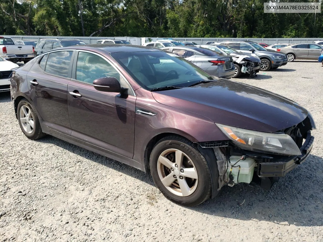 5XXGM4A78EG325524 2014 Kia Optima Lx