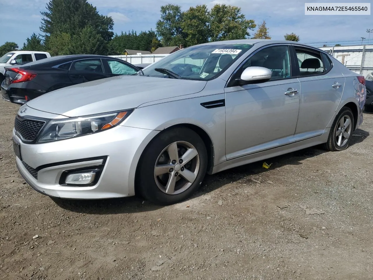 2014 Kia Optima Lx VIN: KNAGM4A72E5465540 Lot: 71934394