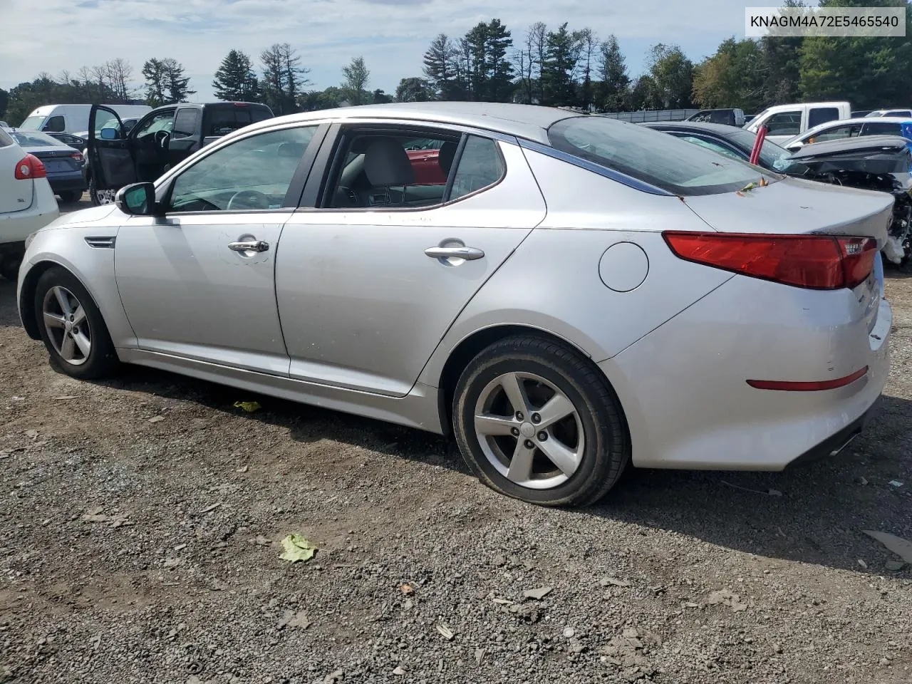 2014 Kia Optima Lx VIN: KNAGM4A72E5465540 Lot: 71934394