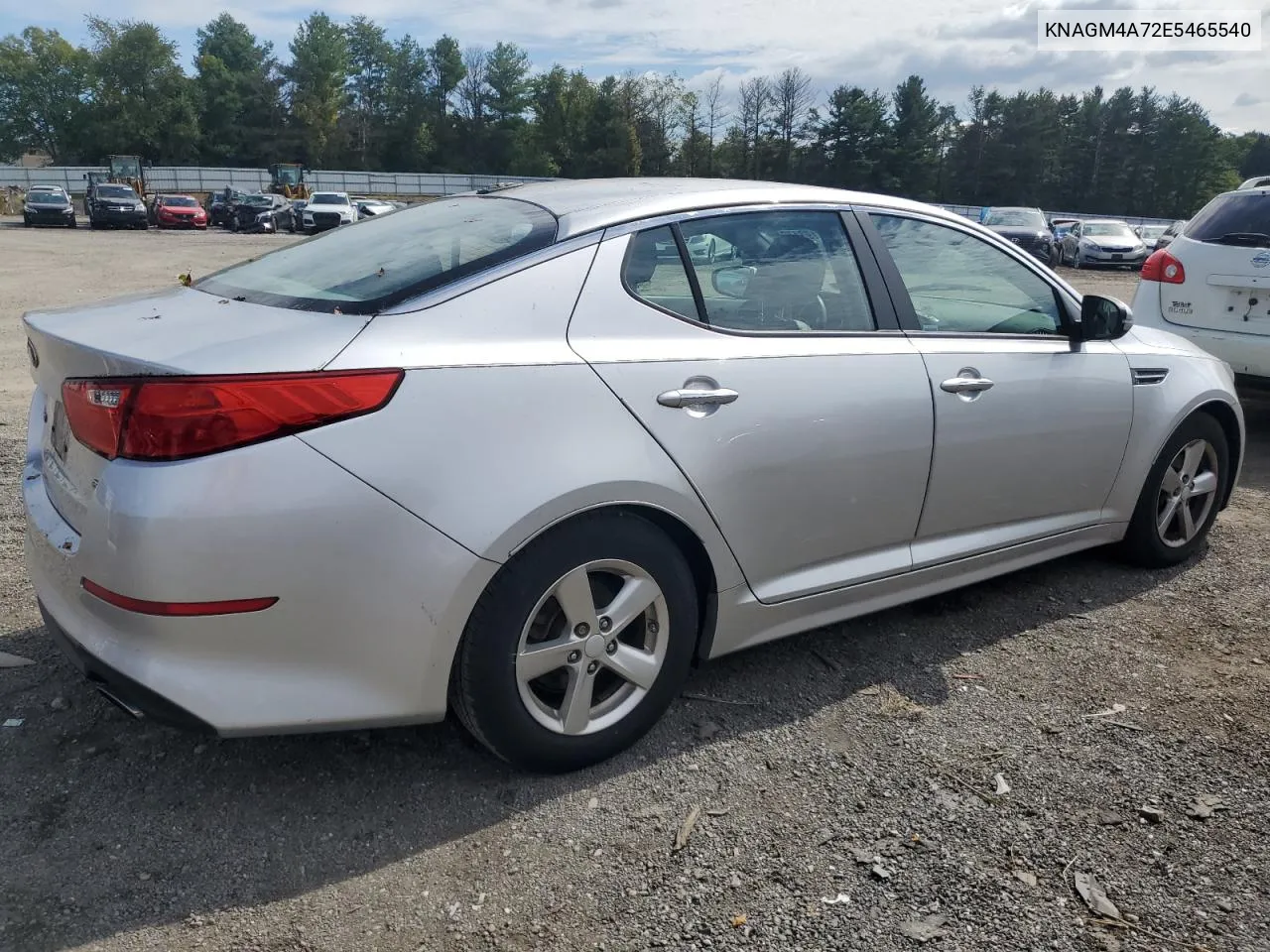 2014 Kia Optima Lx VIN: KNAGM4A72E5465540 Lot: 71934394