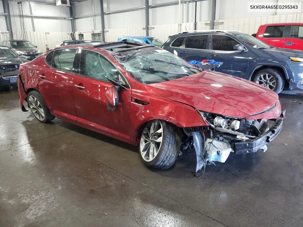 2014 Kia Optima Sx VIN: 5XXGR4A65EG295343 Lot: 71983394