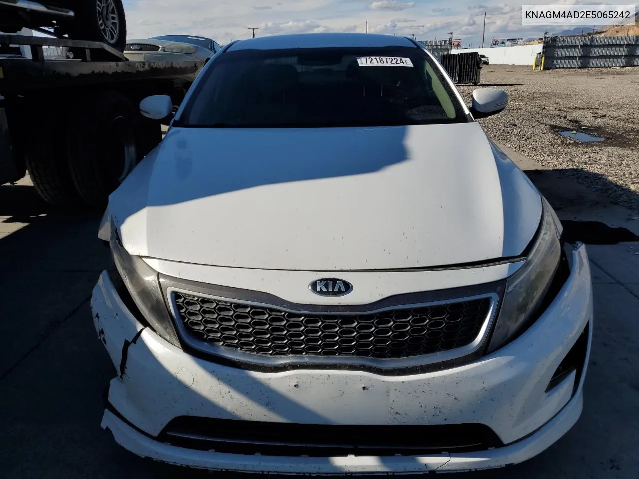 2014 Kia Optima Hybrid VIN: KNAGM4AD2E5065242 Lot: 72187224