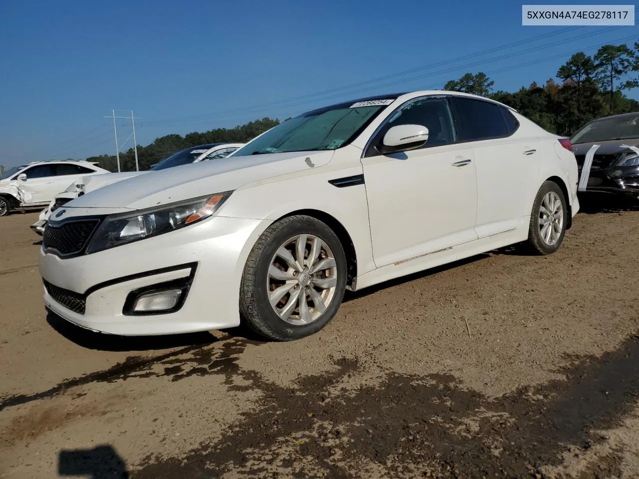 2014 Kia Optima Ex VIN: 5XXGN4A74EG278117 Lot: 72266254