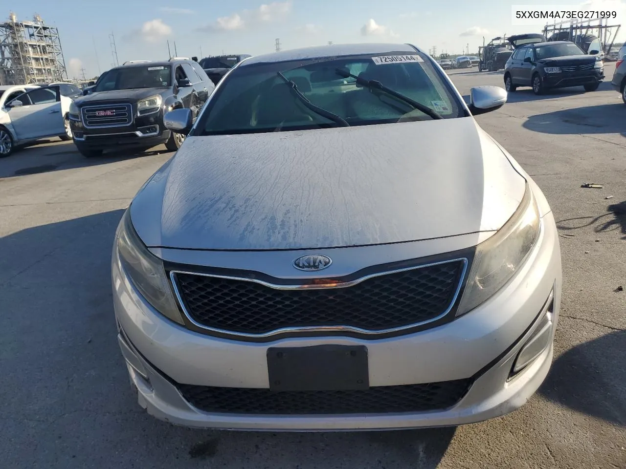 2014 Kia Optima Lx VIN: 5XXGM4A73EG271999 Lot: 72505144