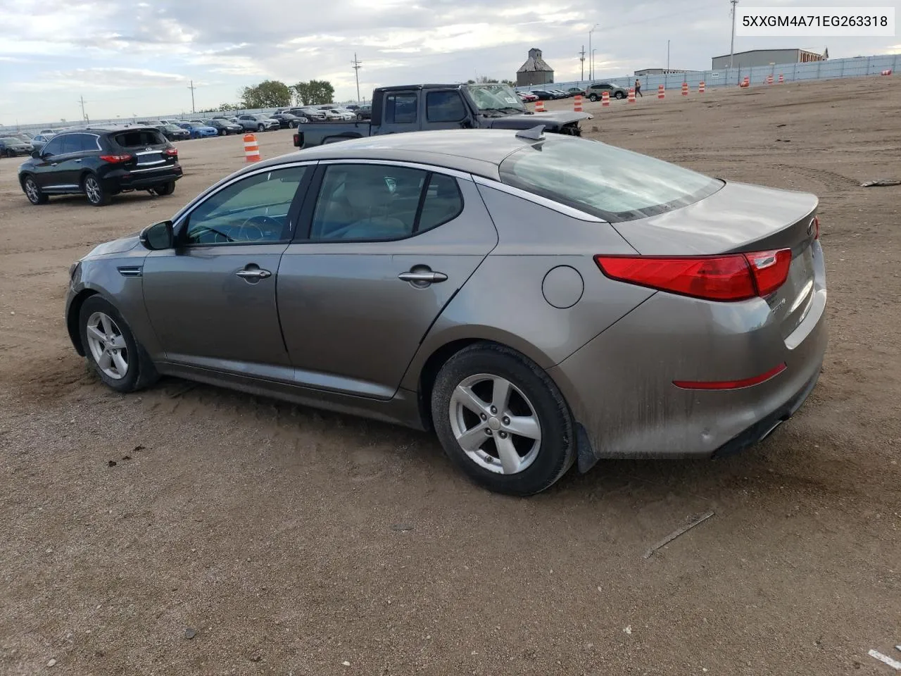 2014 Kia Optima Lx VIN: 5XXGM4A71EG263318 Lot: 72633164