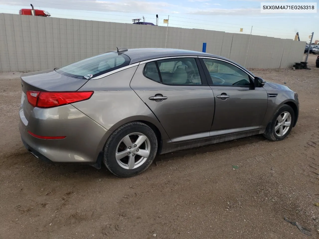 2014 Kia Optima Lx VIN: 5XXGM4A71EG263318 Lot: 72633164