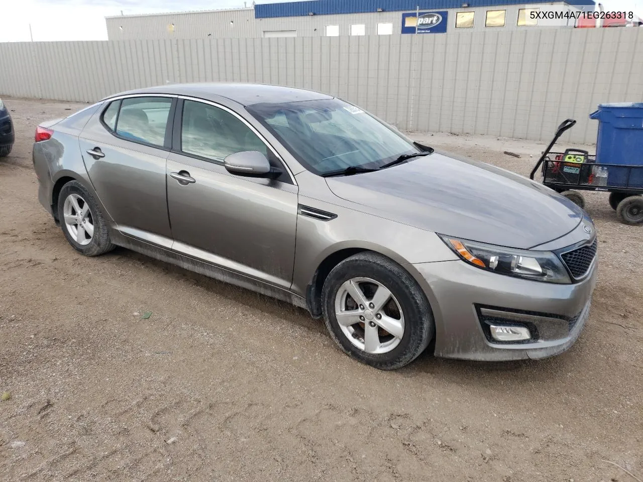 5XXGM4A71EG263318 2014 Kia Optima Lx