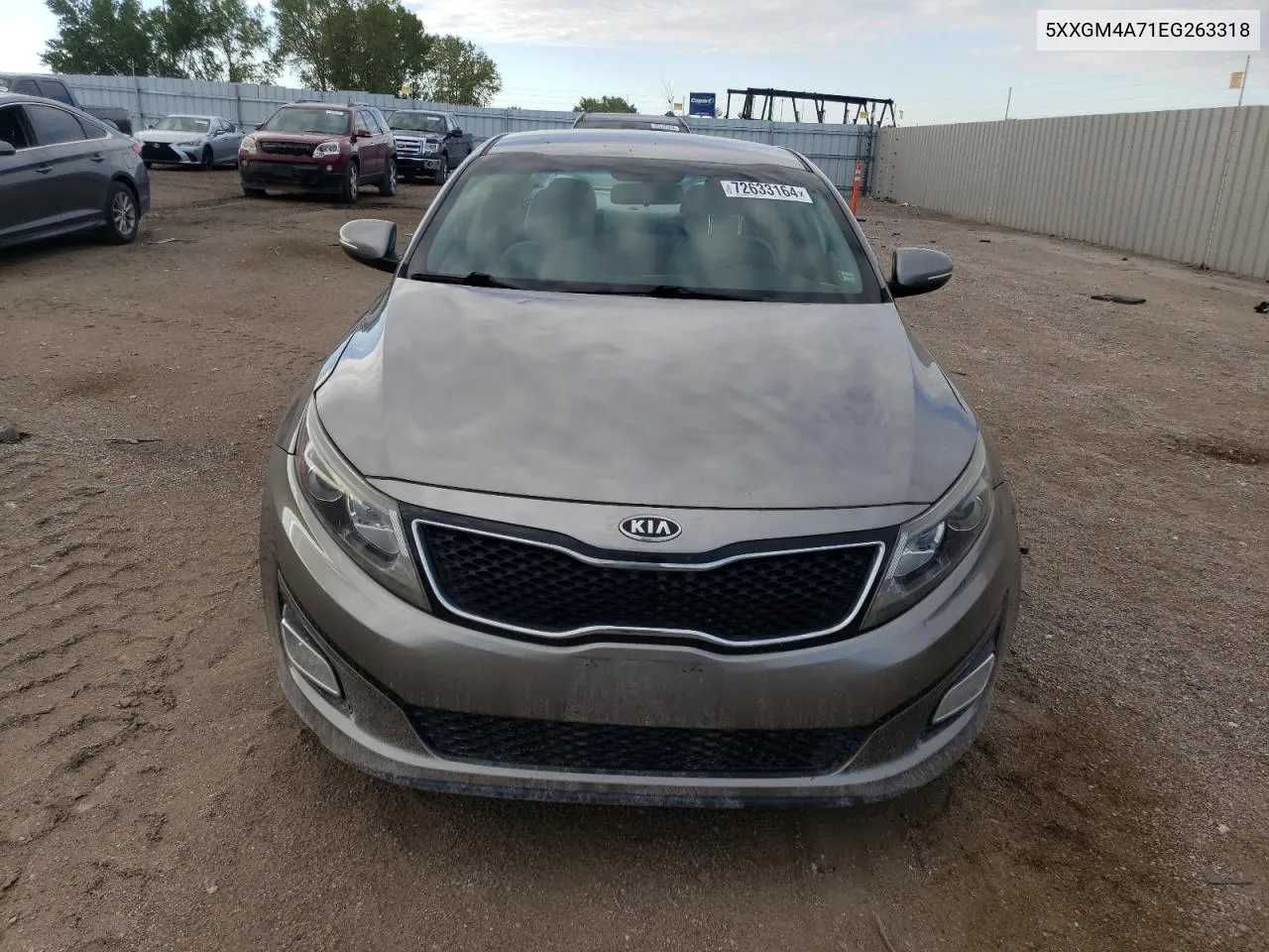 5XXGM4A71EG263318 2014 Kia Optima Lx