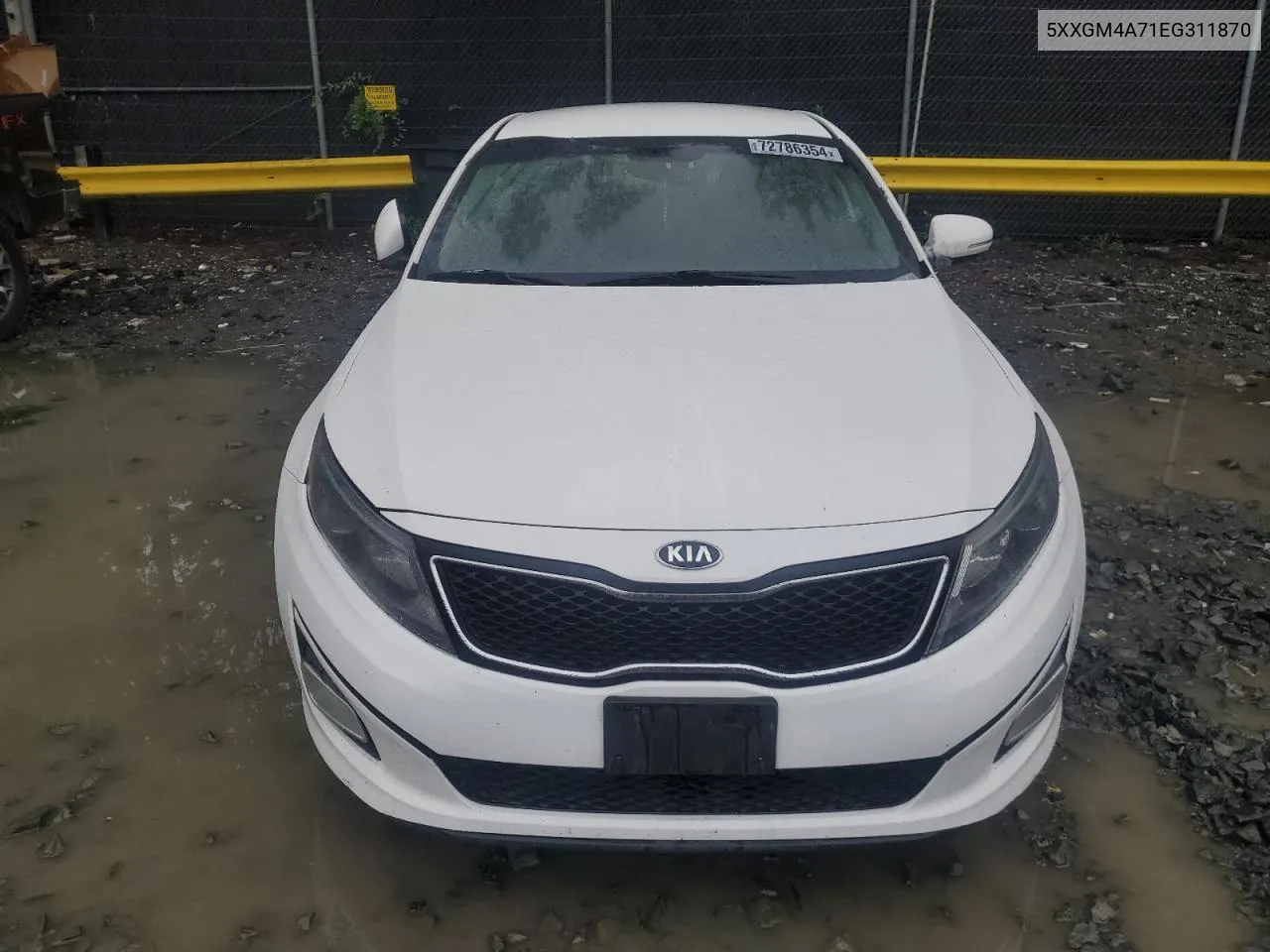 2014 Kia Optima Lx VIN: 5XXGM4A71EG311870 Lot: 72786354