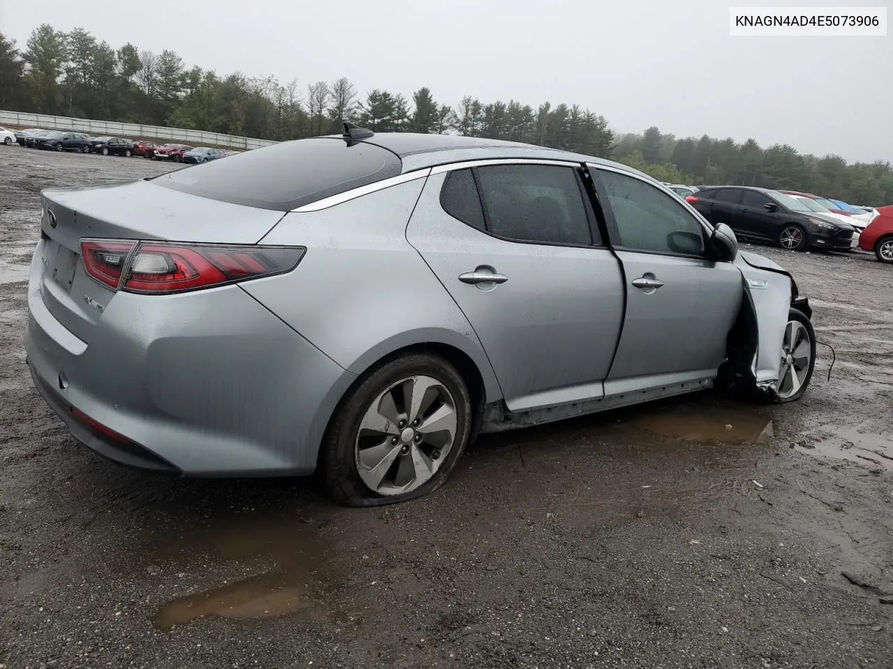 2014 Kia Optima Hybrid VIN: KNAGN4AD4E5073906 Lot: 72960004