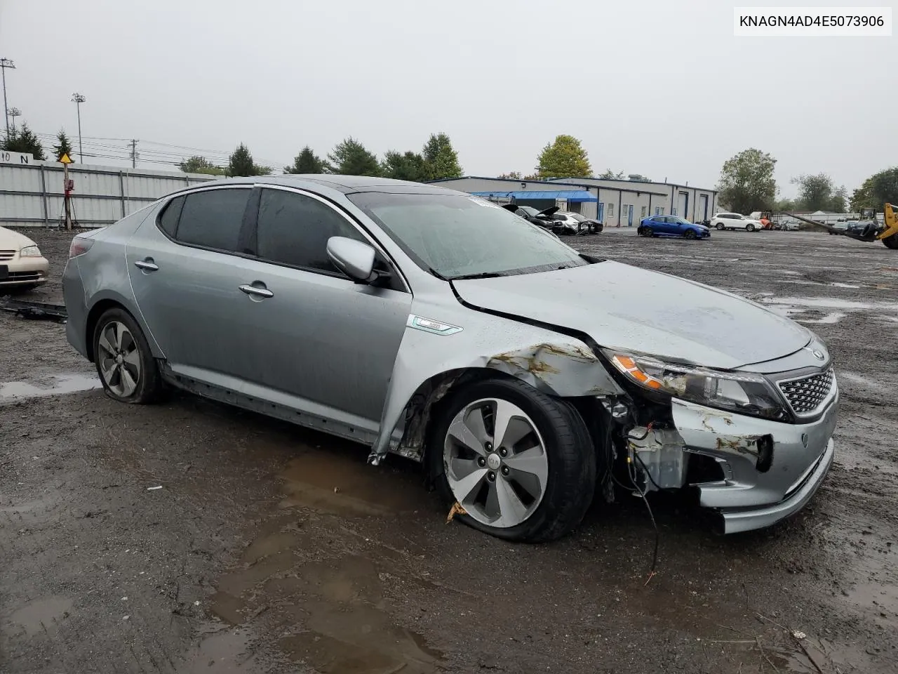 2014 Kia Optima Hybrid VIN: KNAGN4AD4E5073906 Lot: 72960004