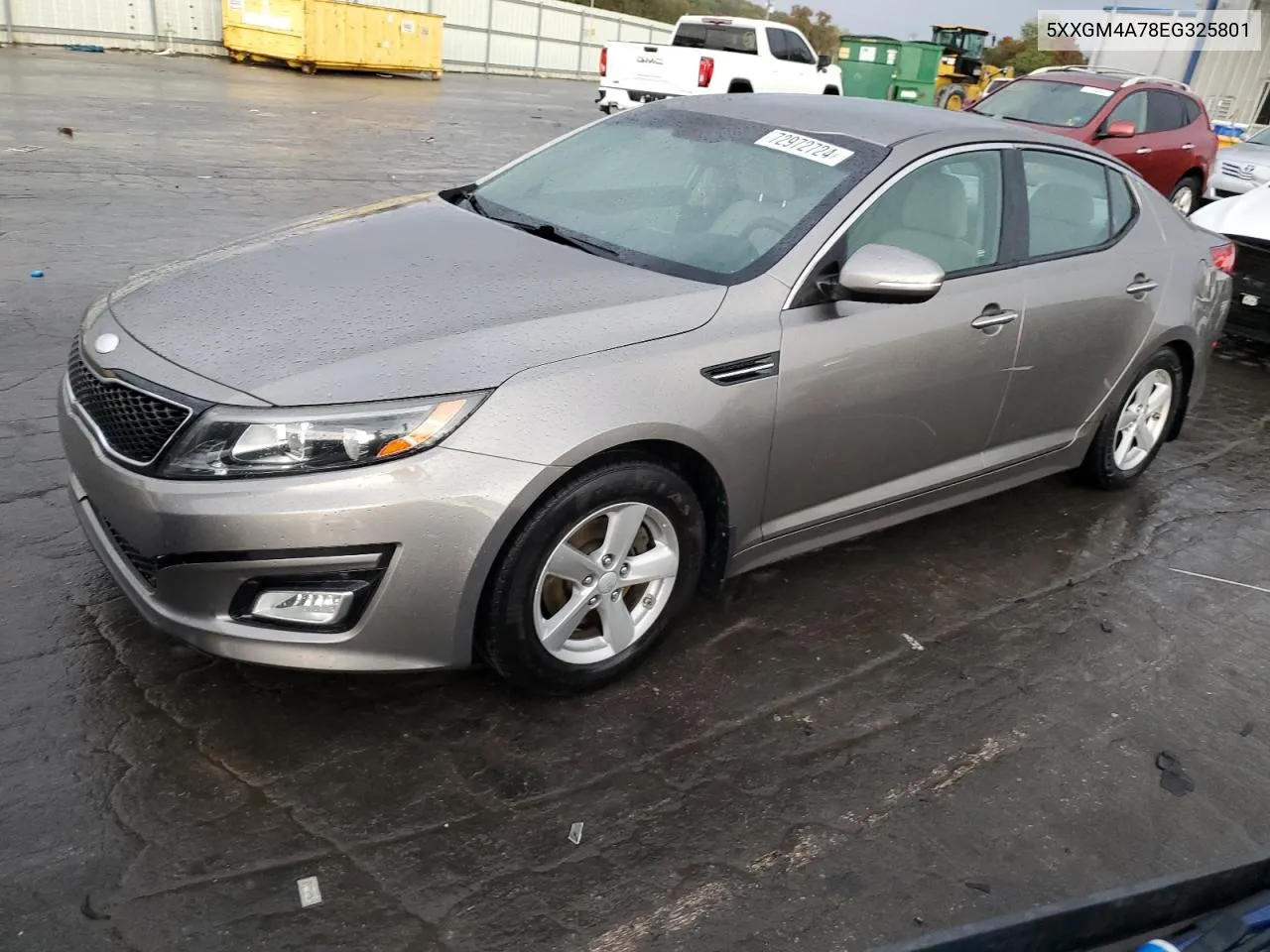 2014 Kia Optima Lx VIN: 5XXGM4A78EG325801 Lot: 72972724