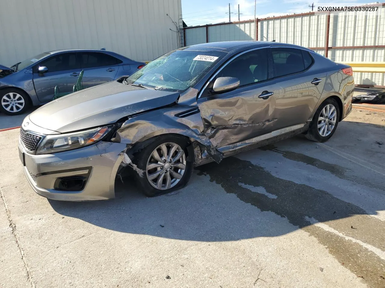 2014 Kia Optima Ex VIN: 5XXGN4A75EG330287 Lot: 73024014