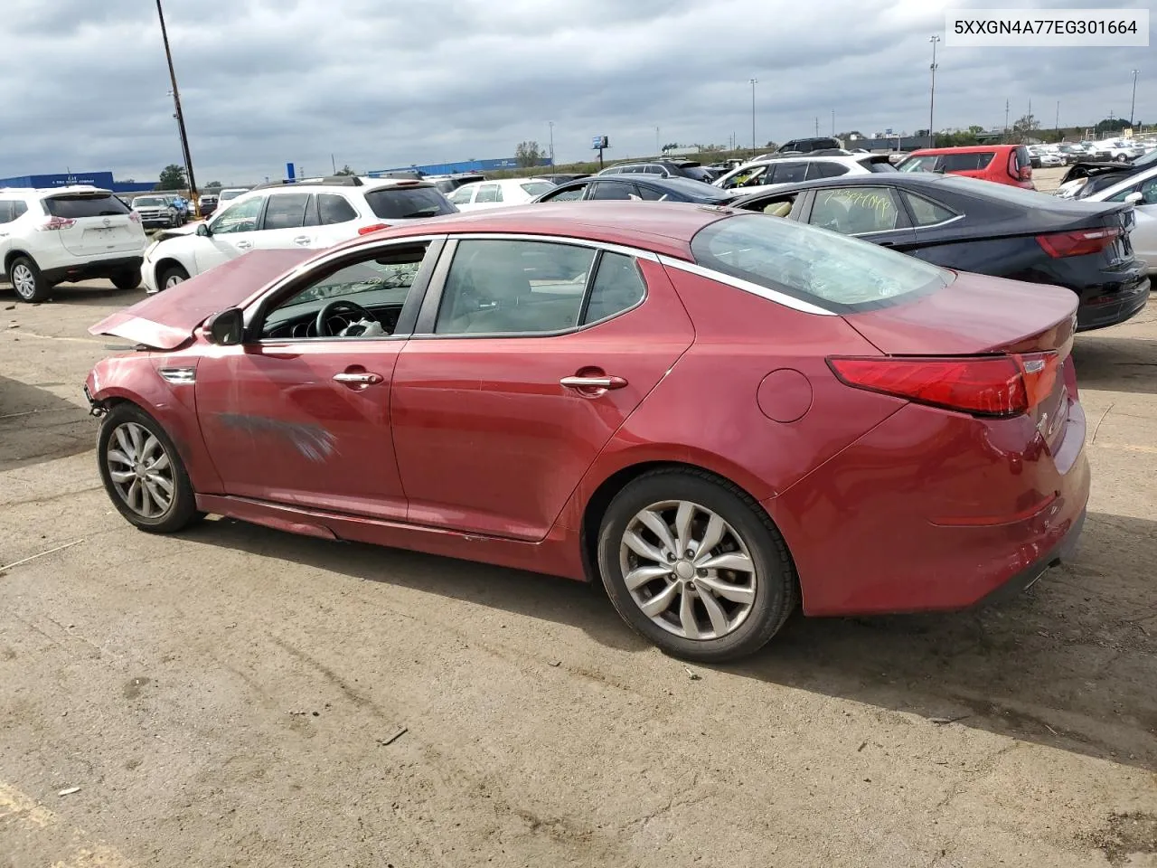 5XXGN4A77EG301664 2014 Kia Optima Ex