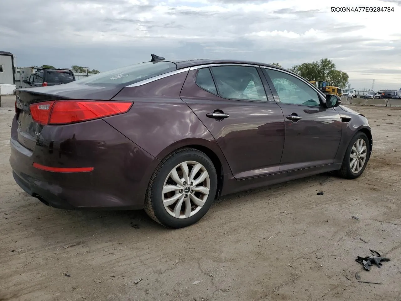 5XXGN4A77EG284784 2014 Kia Optima Ex