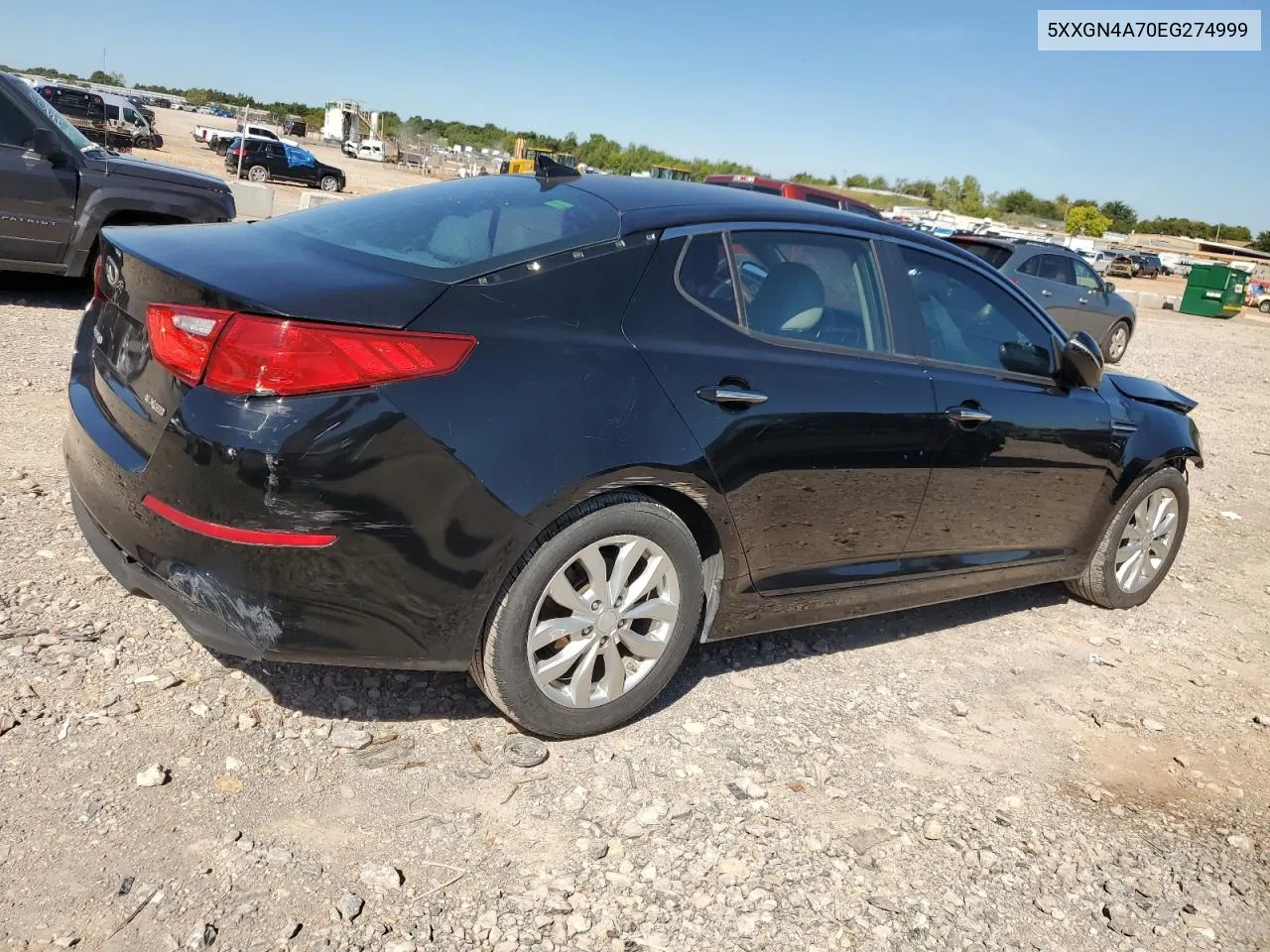 2014 Kia Optima Ex VIN: 5XXGN4A70EG274999 Lot: 73540394