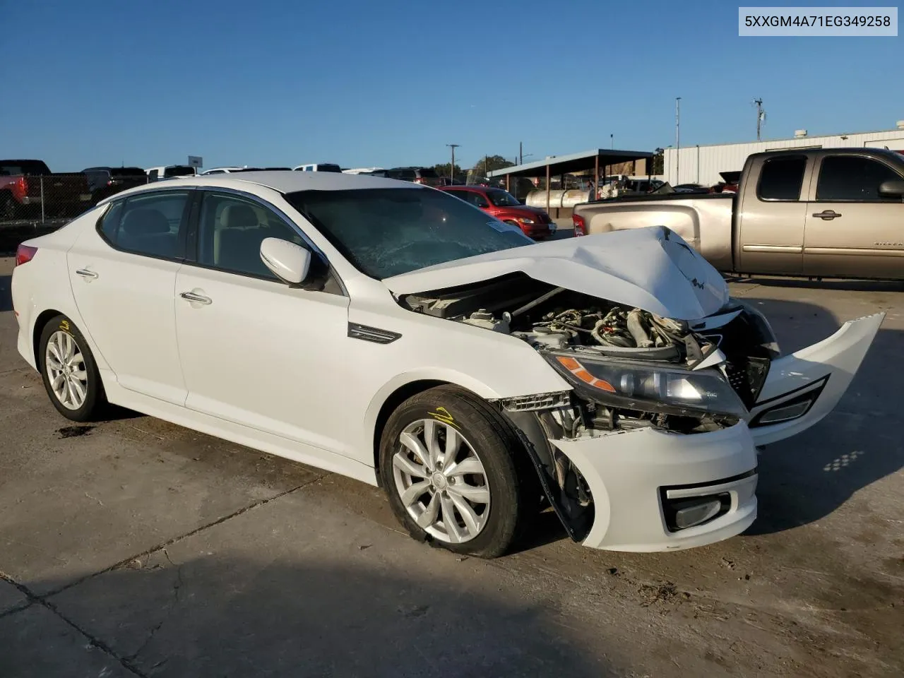 2014 Kia Optima Lx VIN: 5XXGM4A71EG349258 Lot: 73679844