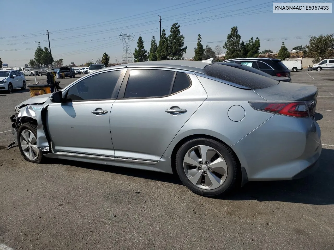 KNAGN4AD1E5067433 2014 Kia Optima Hybrid