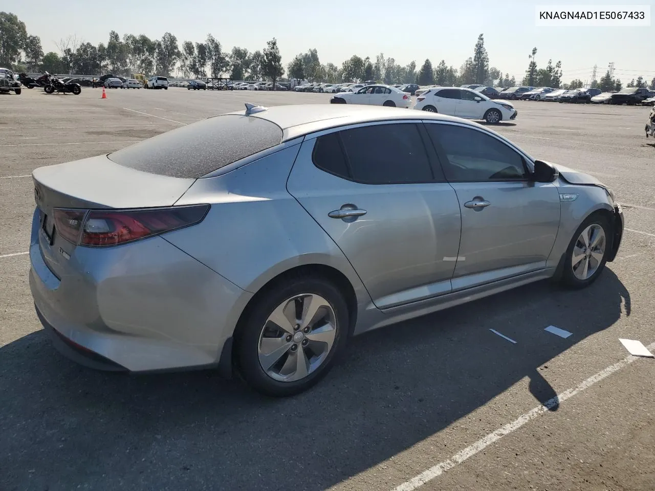 2014 Kia Optima Hybrid VIN: KNAGN4AD1E5067433 Lot: 73752514