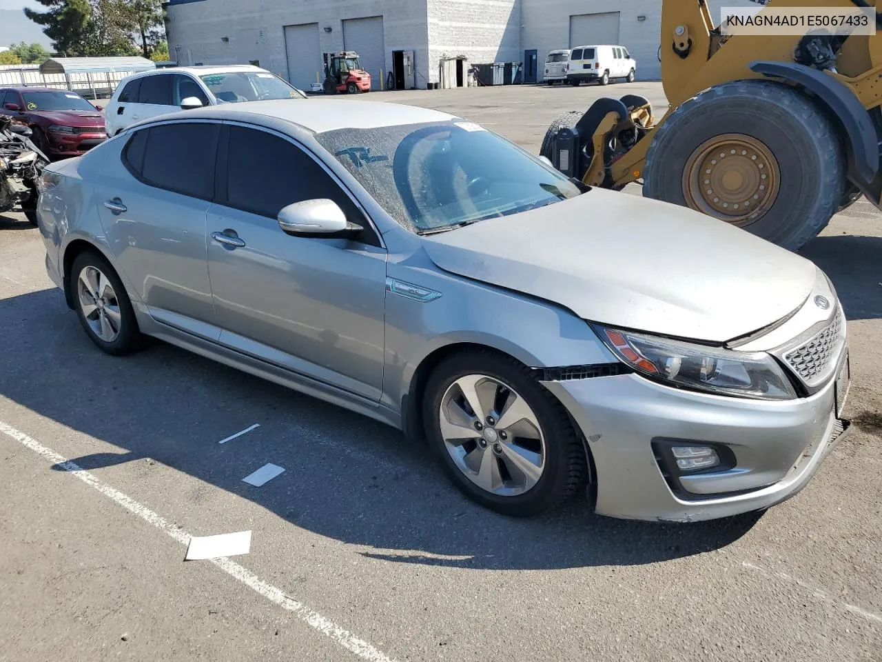 KNAGN4AD1E5067433 2014 Kia Optima Hybrid