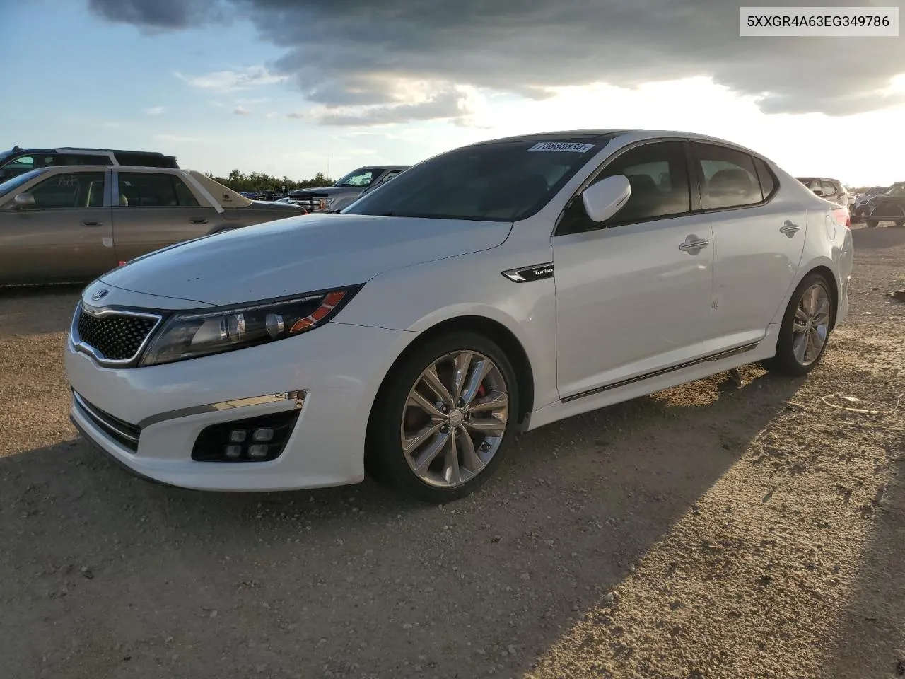 2014 Kia Optima Sx VIN: 5XXGR4A63EG349786 Lot: 73888834