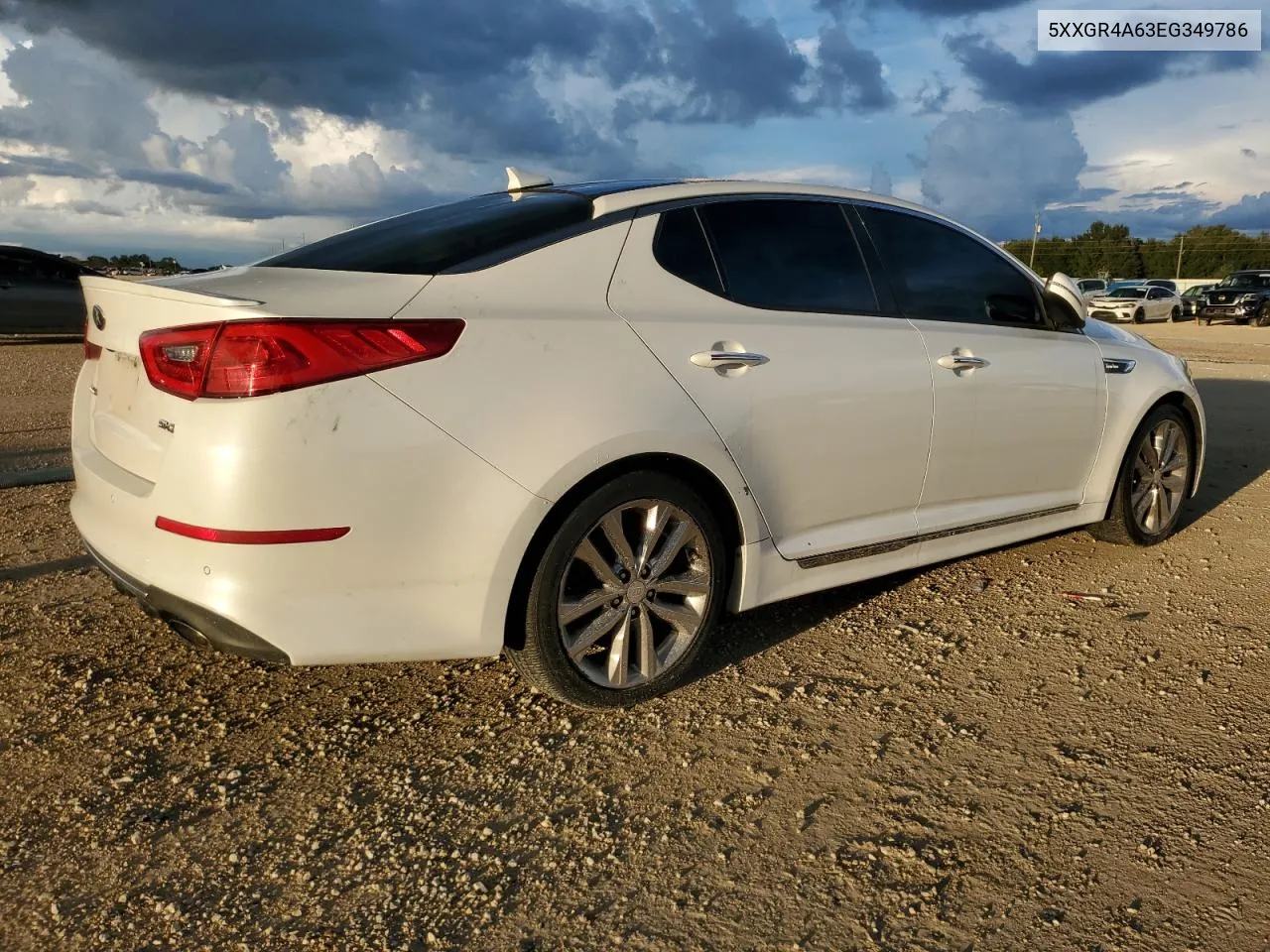 2014 Kia Optima Sx VIN: 5XXGR4A63EG349786 Lot: 73888834