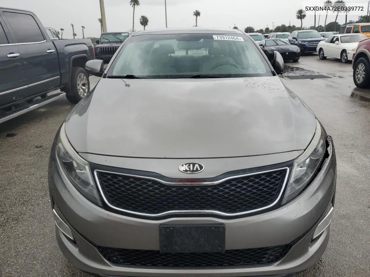 2014 Kia Optima Ex VIN: 5XXGN4A72EG339772 Lot: 73912464