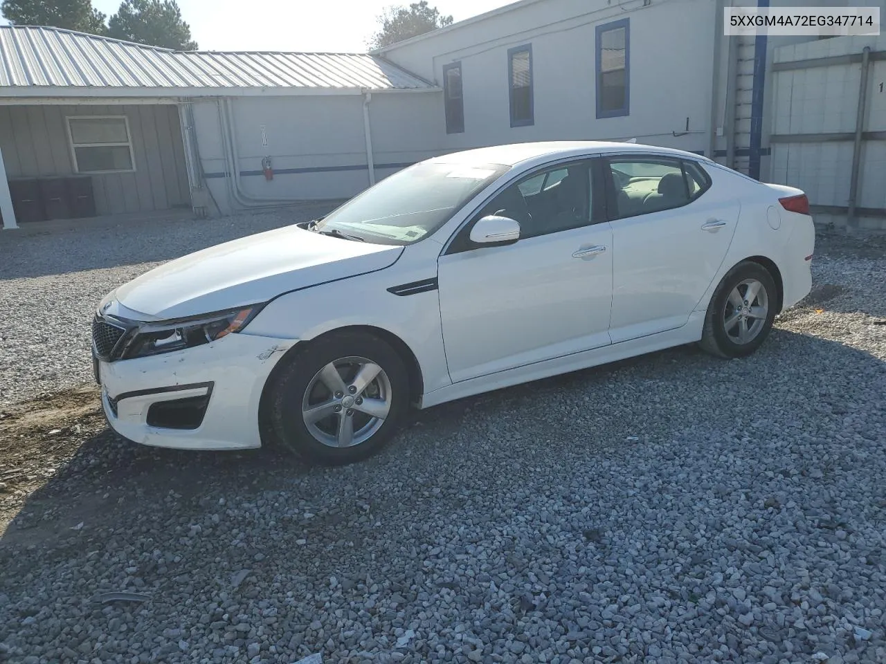 2014 Kia Optima Lx VIN: 5XXGM4A72EG347714 Lot: 74008924