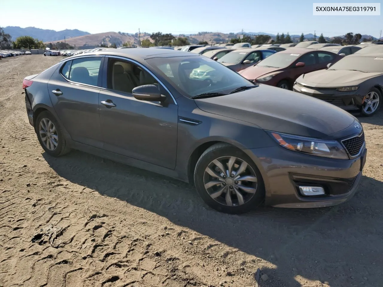 2014 Kia Optima Ex VIN: 5XXGN4A75EG319791 Lot: 74021354