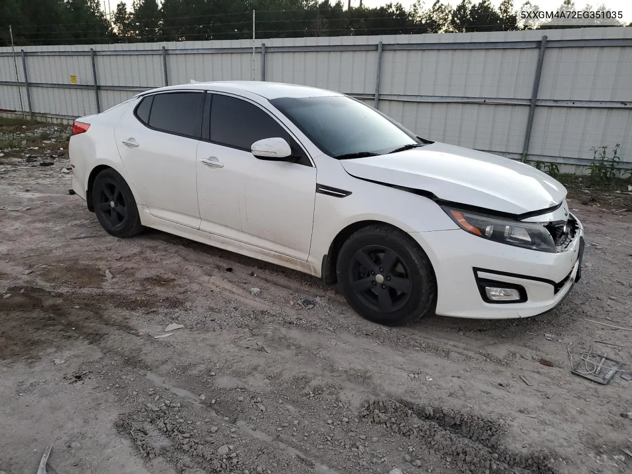 2014 Kia Optima Lx VIN: 5XXGM4A72EG351035 Lot: 74445944